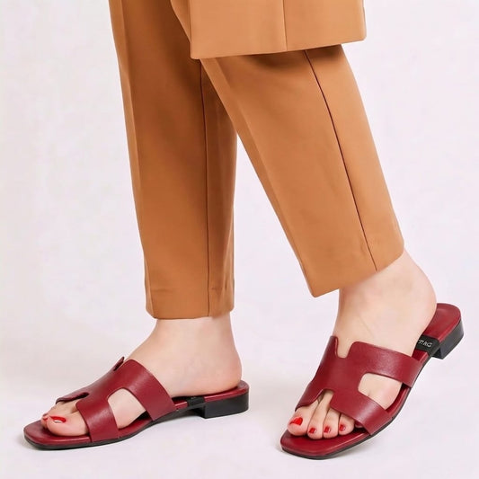 👡LADIES X STYLE LOW HEELS SLIPER FOOTWEAR👡