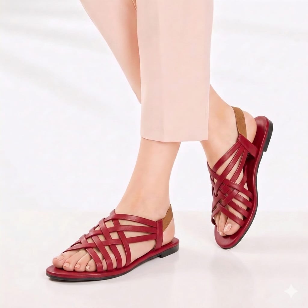 👠LADIES FLAT SANDALS  FOOTWEAR👠