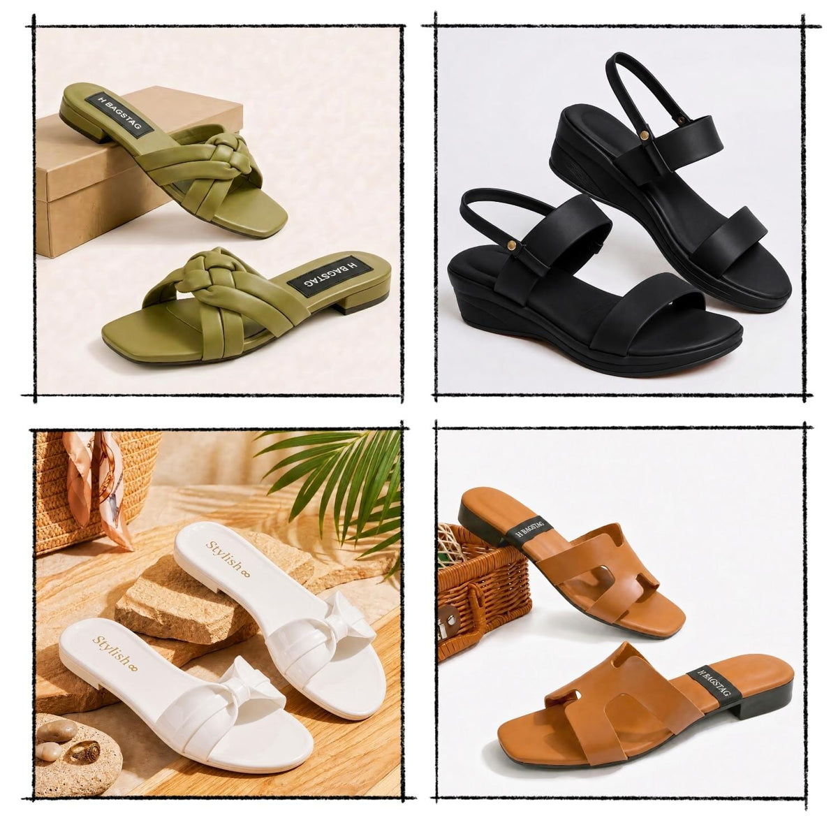 👜4 PAIR DEAL BOX  FOOTWEAR👜