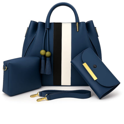 3-PCS PREMIUM SOFT LEATHER HANDBAGS